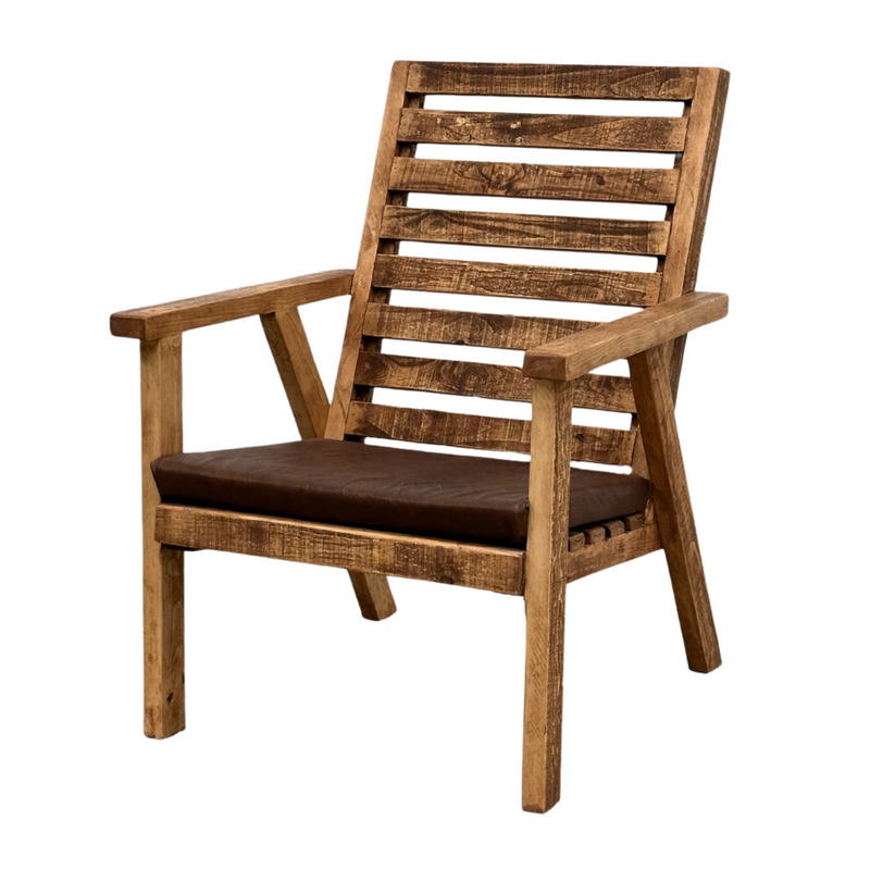 Ladder Seat Rustic Chair