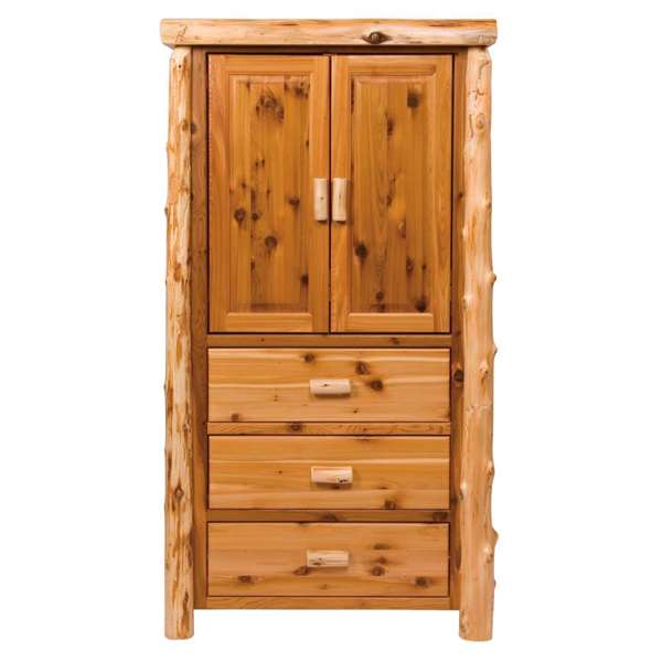 Cedar Log Armoire