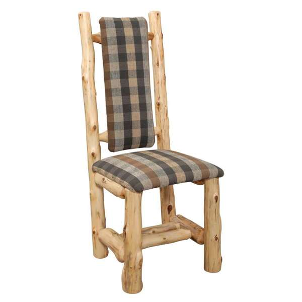 Cedar Upholstered High back Side Chair