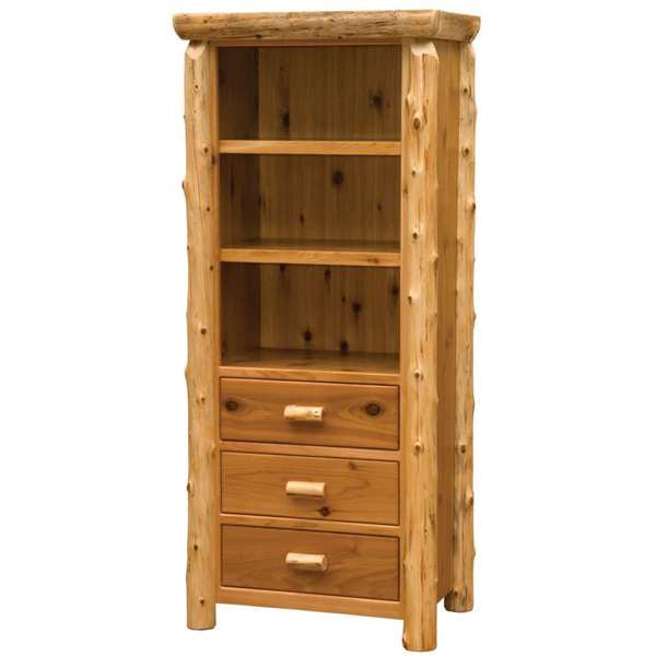 Cedar Log Open Pantry