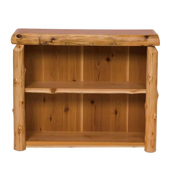 Cedar Log Small Bookshelf