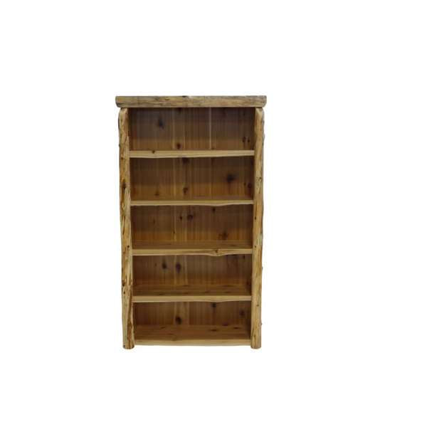 Cedar Log Medium Bookshelf
