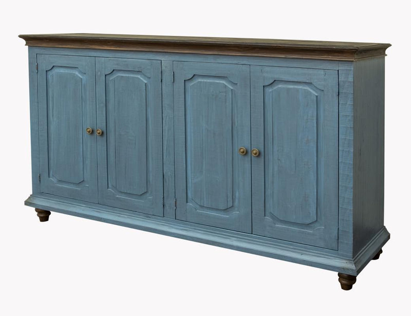 Margot 4 Door Console Cabinet in Sky blue