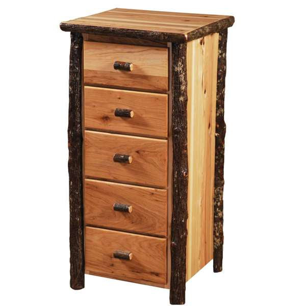 Hickory Log Storage Chest