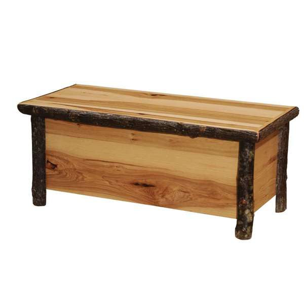 Hickory Log Blanket Chest