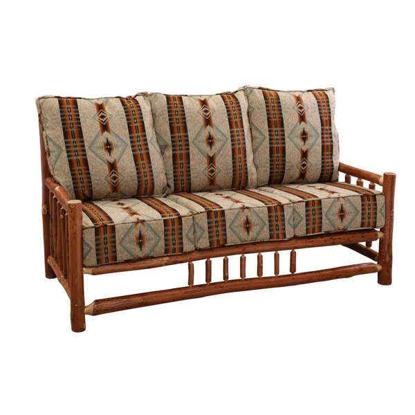 HIckory Log Sofa