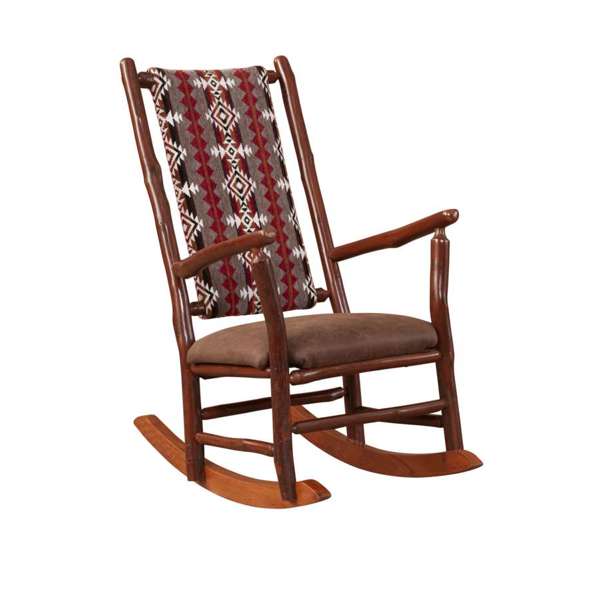 Hickory Log Rocking Chair