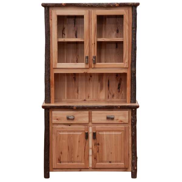 Hickory Log 48-inch Buffet & Hutch