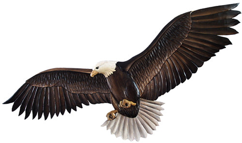 Flying Eagle Wood Wall Art