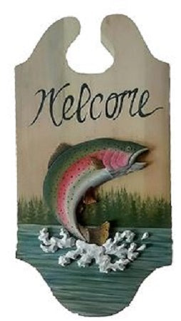 Rainbow Trout Wood Wall Art