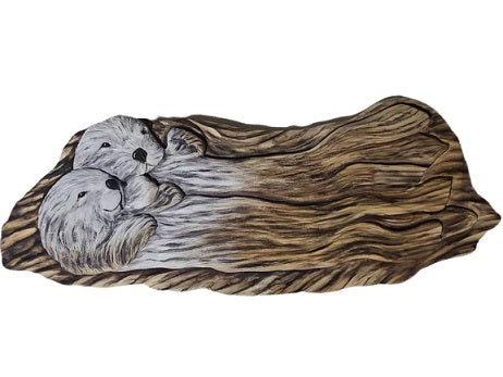 Otters Wood Wall Art
