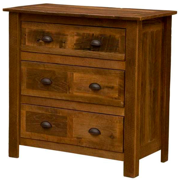 Barnwood Three Drawer Chest