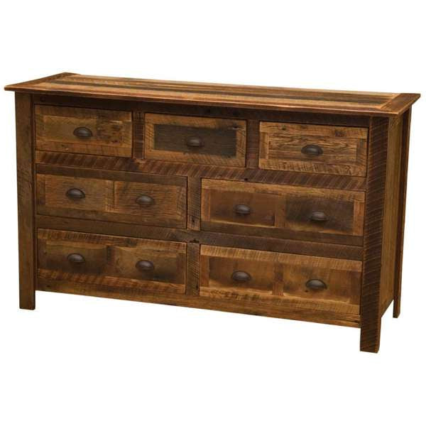 Barnwood Seven Drawer Dresser