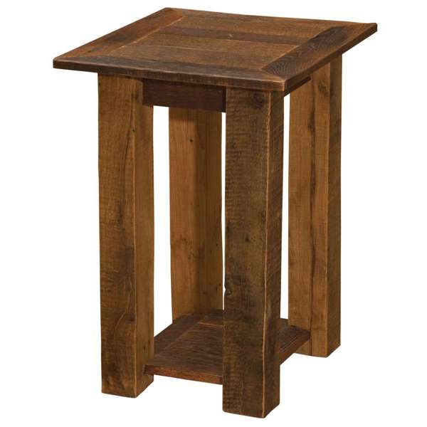 Barnwood Open End Table
