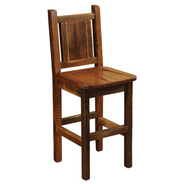 Barnwood Artisan Barstool
