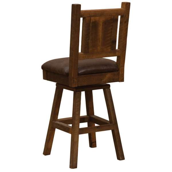 Barnwood Swivel Counter Stool – Rustics for Less