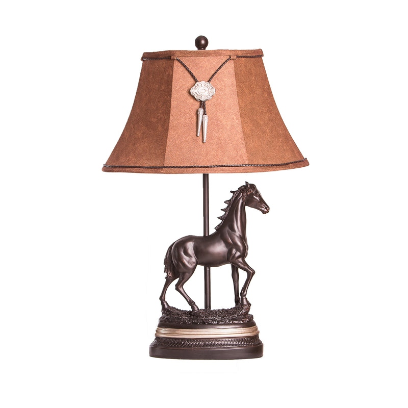28”H Western-Style Horse Table Lamp