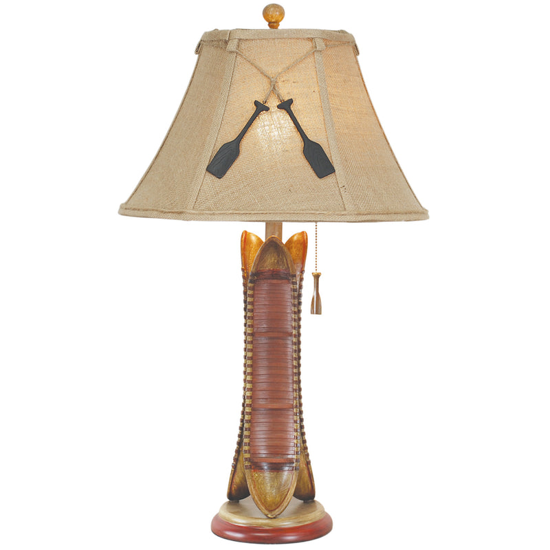 30"H Canoe Table Lamp
