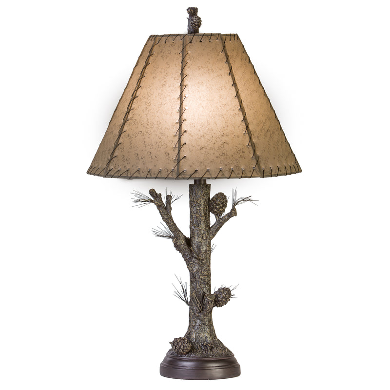31"H Pinecone Table Lamp