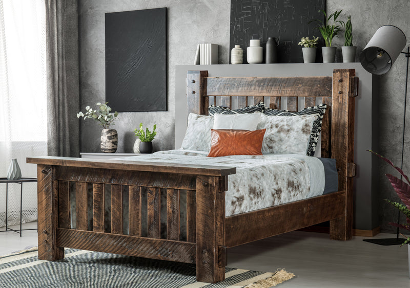 Short Houston Rustic Bed