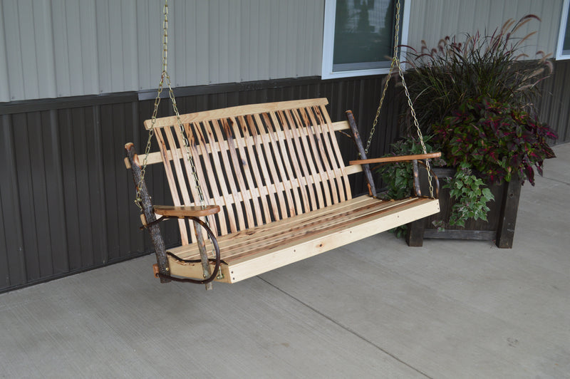 5' Hickory Porch Swing