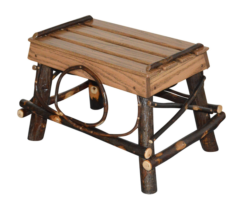 Hickory Foot Stool
