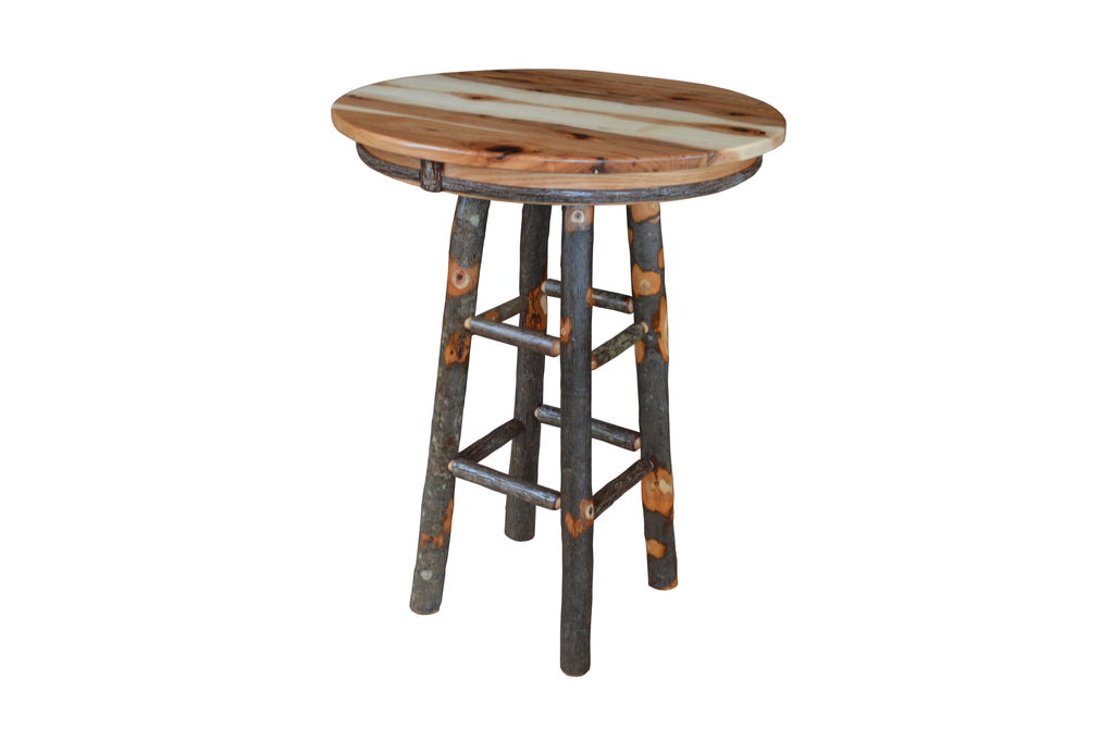 33" Round Hickory Bar Table
