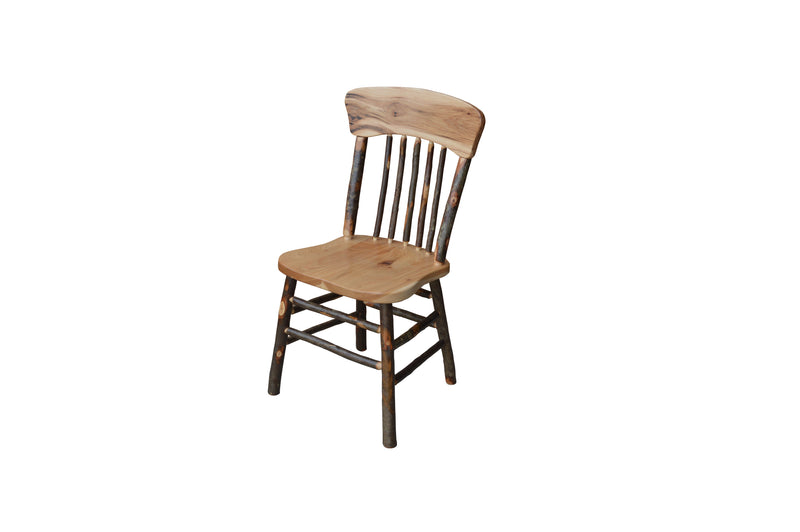 Hickory Panel Back Dining Chair