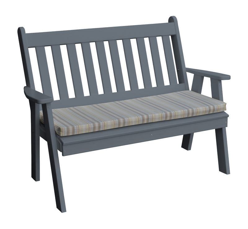 4' Poly Traditional English Garden Bench