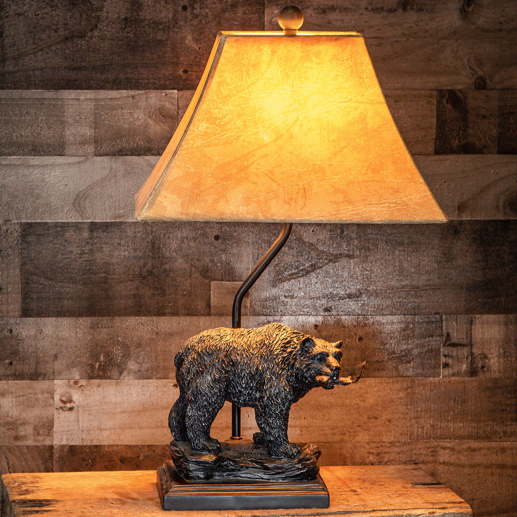 24" Bear Table Lamp