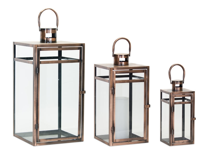 Metal Lanterns (Set of 3)