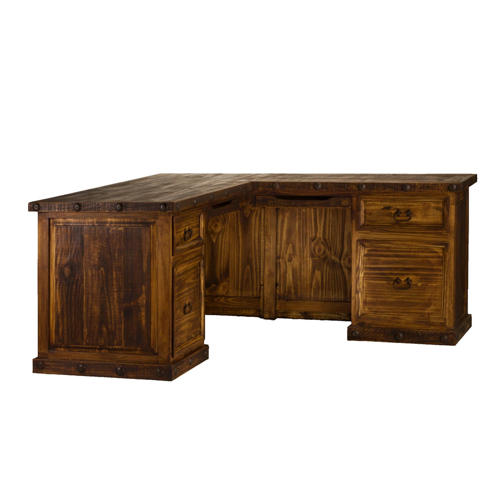 Oasis Corner Rustic Desk