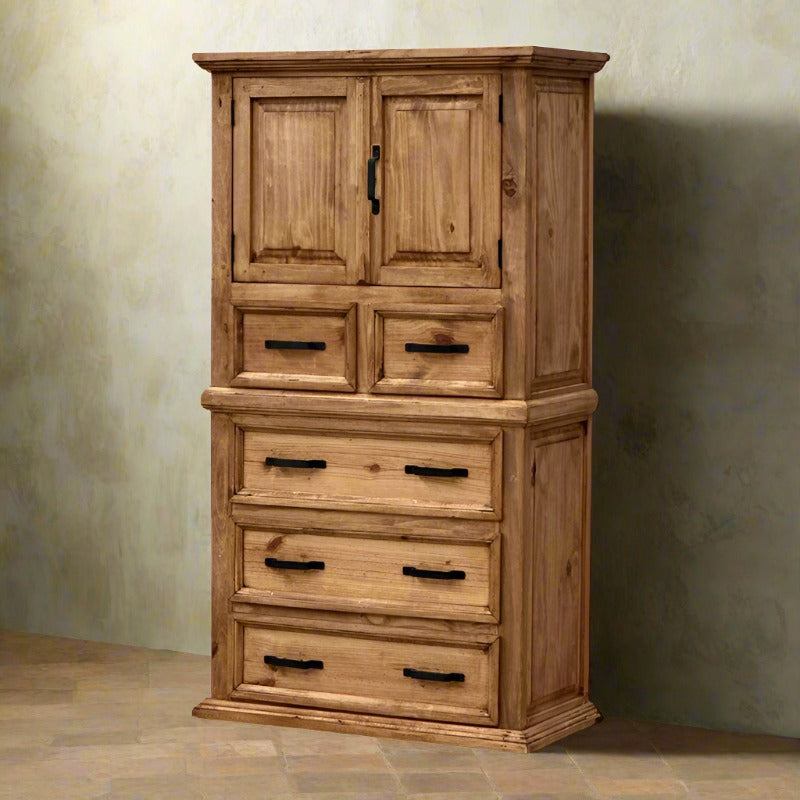 Traditional Tower Chest Dresser | Rustic 6-Drawer Solid Wood Storage Rustics for Less Traditional Tower Chest Dresser | Rustic 6-Drawer Solid Wood Storage Rustics for Less