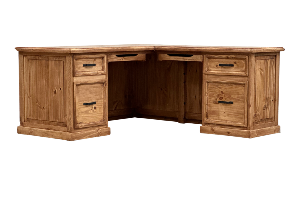 Corner Taos Rustic Desk