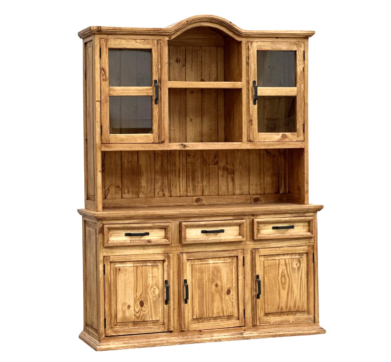 Traditional Medium Rustic Hutch & Buffet