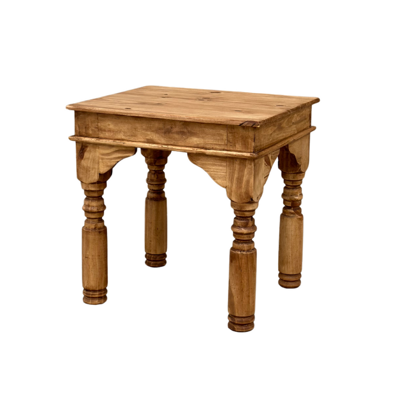 Indian Rustic End Table