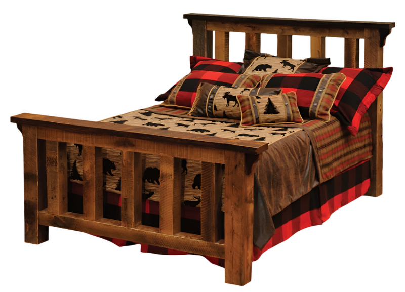 Barnwood Post Bed