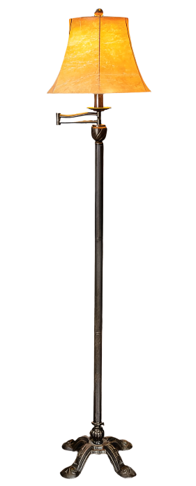 60"H Normandy Floor Lamp with Swing Arm