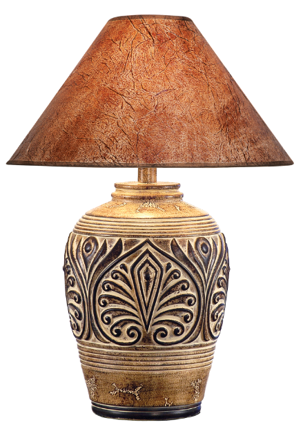 28.75" Hydrocal Table Lamp | Desert Sand Brown, 3-Way Switch