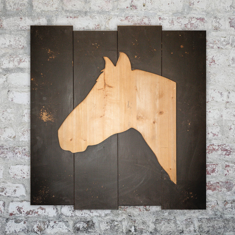 Horse Reclaimed Wood Wall Décor