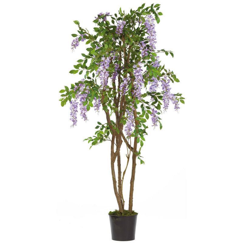 5' Wisteria Silk Tree by Nearly Natural