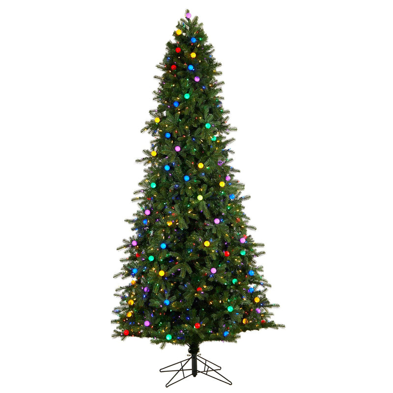 9.5' Montana Mountain Fir Artificial Christmas Tree by Nearly Natural