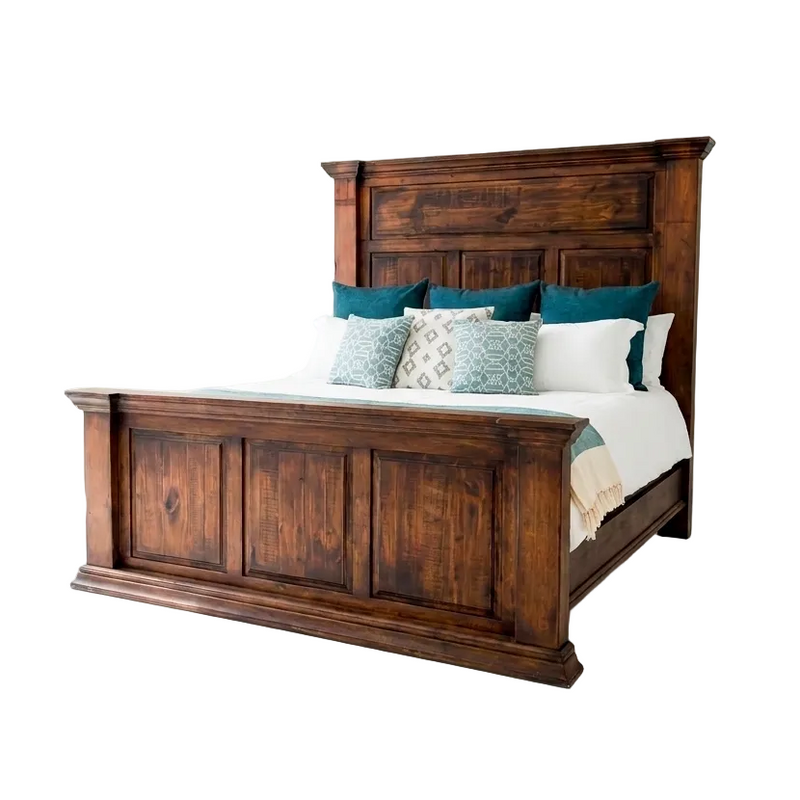 Floresville Crown Rustic Bed