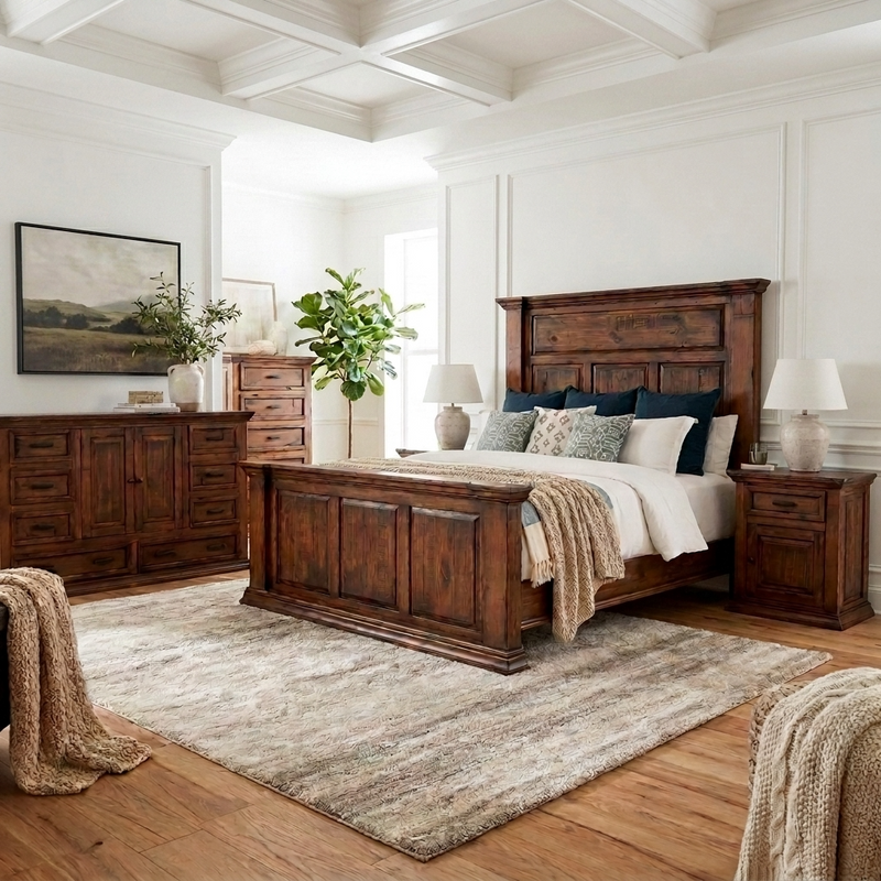 Floresville Bedroom Bundle 5 pc Set + Free Quilt