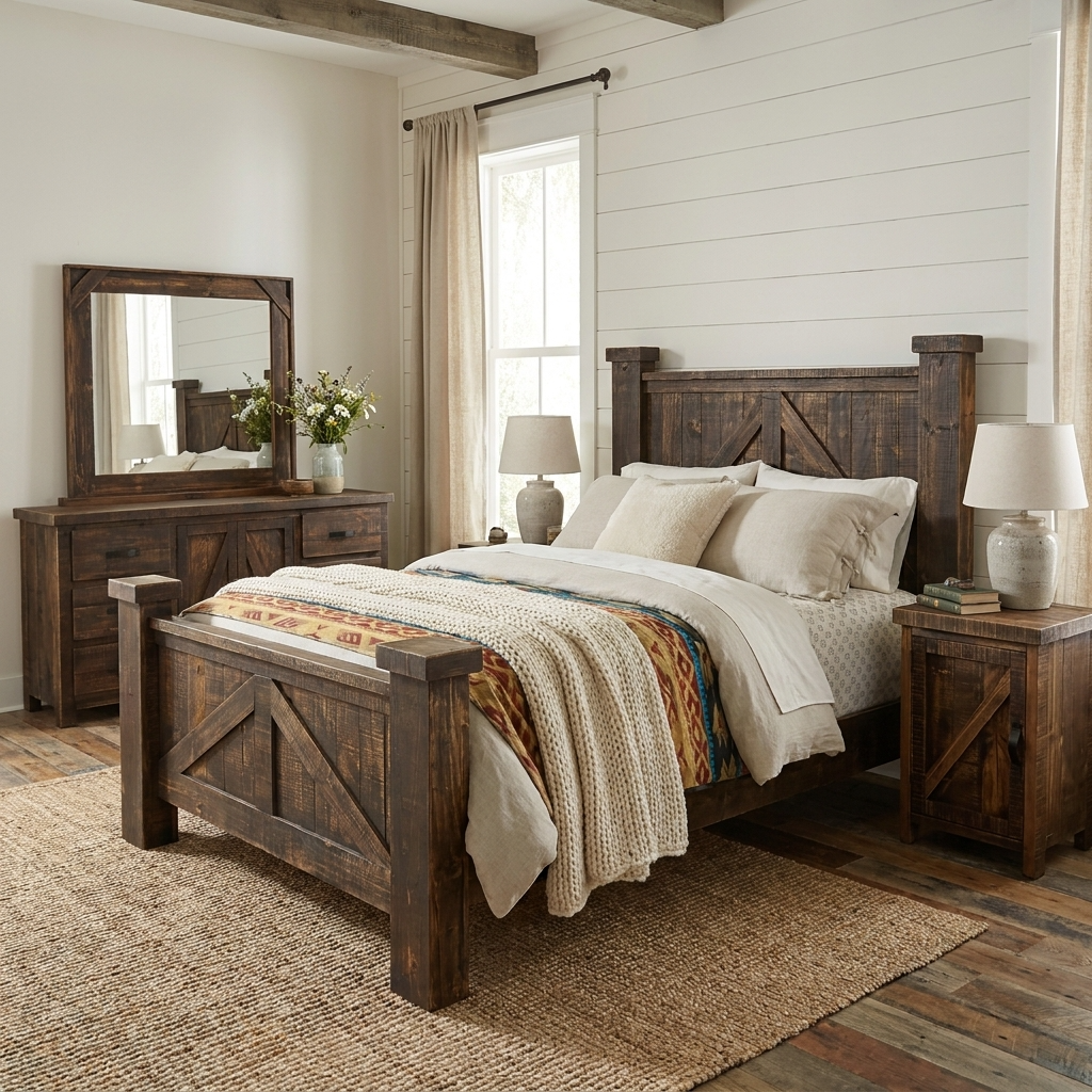 Rancho Rustic Bedroom Set