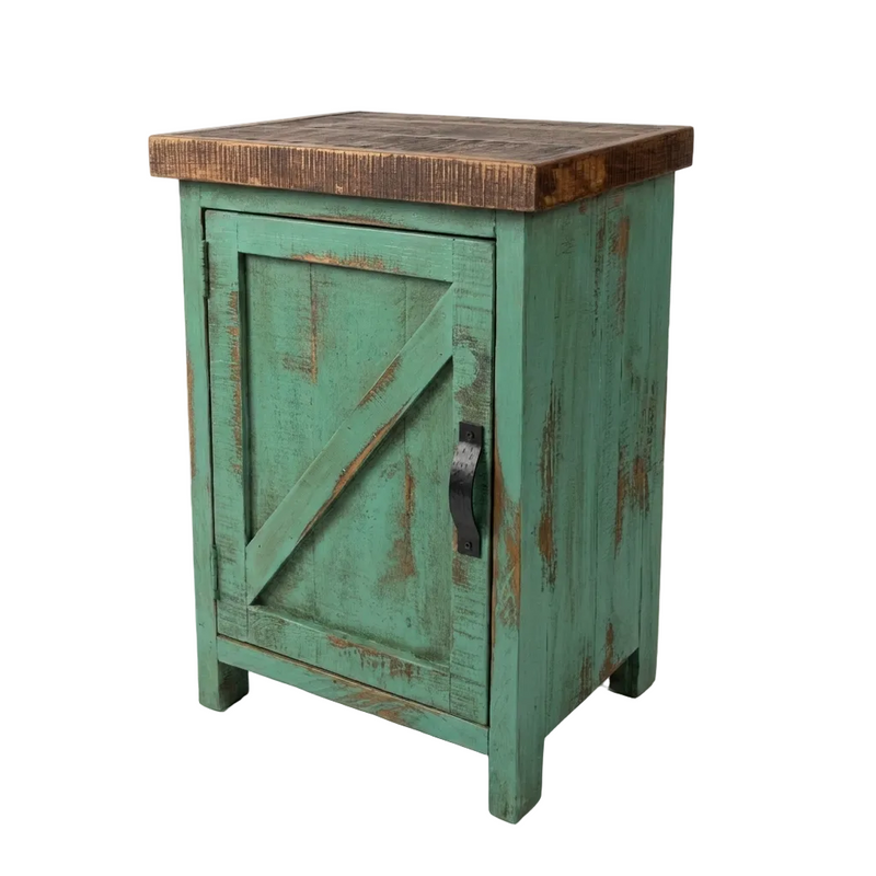 Rancho Nightstand Oldie Turquoise