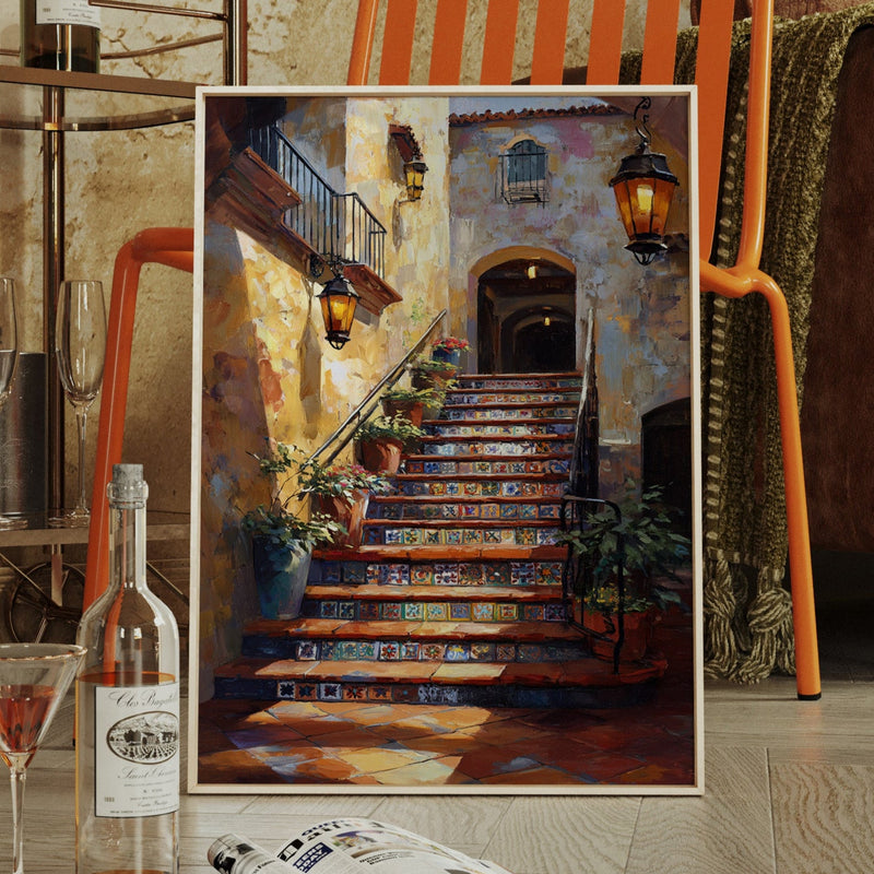 Steps Adorned in Colorful Tales