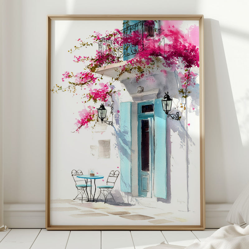 Beneath Bougainvillea's Embrace