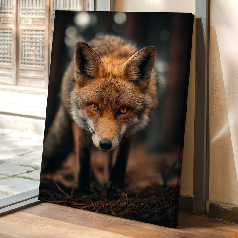 The Watcher Beneath Ancient Pines