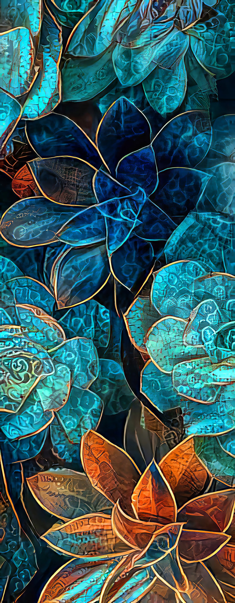 Colorful Garden Succulents